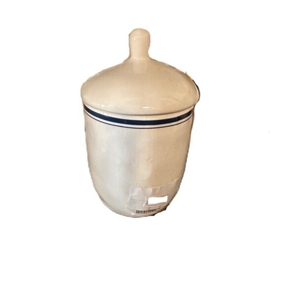 Rae Dunn Blue‎ Line Sweet Sugar Jar with Lid & Pour Creamer - Picture 11 of 16